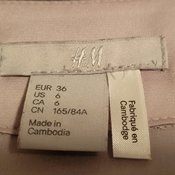 H&M Light Grey dress size 6 - Picture 5 of 7